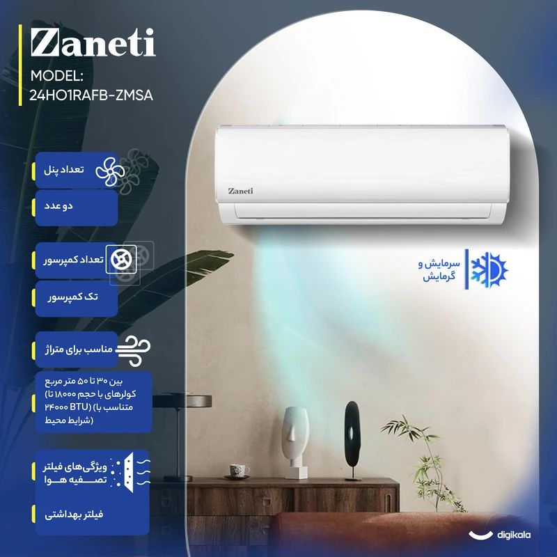 کولر گازی2400 زانتی کد_4_24